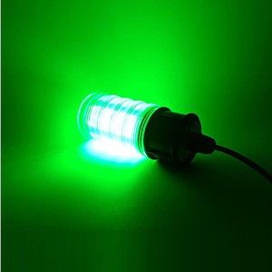 Factory 12V 10W Green Fishing Lamp Night Boat Attract Squid Fish Underwater Fishing Light