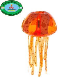 Summer Pool Party Fun PVC Inflatable Jellyfish Bubble LED Garden Pool Light