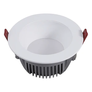 Energy Saving Anti Glare LED SMD Spotlight Triac Zigbee Dali 0-10V Dimmable Downlight 5W 7W 9W 12W Aluminum Flat Doenlight