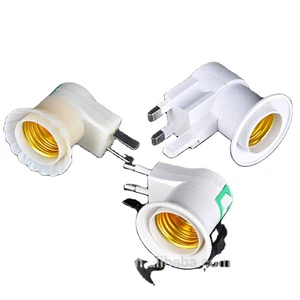 New E27 to UK EU US/AU Plug LED Light Bulb Lamp Socket Base Holder Converter Adapter