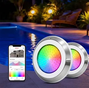 Gouly Customized IP68 Pool Wall Light Wall Mounted 16w 24v Led Swimming Pool Light With Smart APP Control