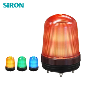 SiRON D181 Series Sound Light Rotating LED Flashing Equipment Indicator Light IP67 Rated 360 Beam Angle Multi-Color 220V/24V