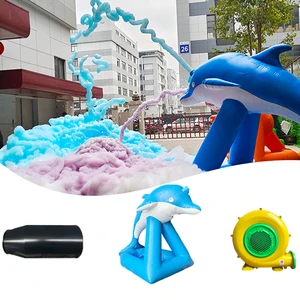 Custom Inflatable Model with Party Foam Machine Cannon Combination Amusement Park Pool Party DJ Disco