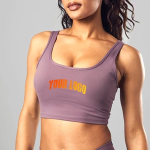 Women Sports Bra Seamless Quick Dry Breathable High Support Push Up Padded Gym Fitness Yoga Running Training OEM Factory Set