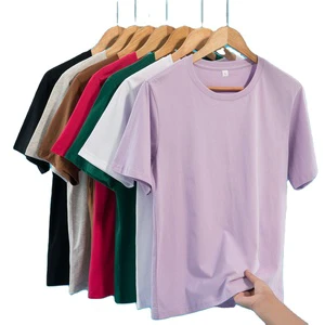 Casual Plus Size Summer Women's T-Shirts Breathable Eco-Friendly Short Sleeve 100% Cotton OEM Wholesale