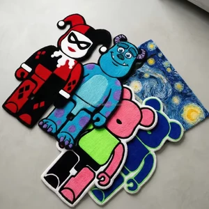 Non-Slip Hypebeast Style Floor Art Rug For Streetwear Lovers Modern Hip Hop Home And Room Decor