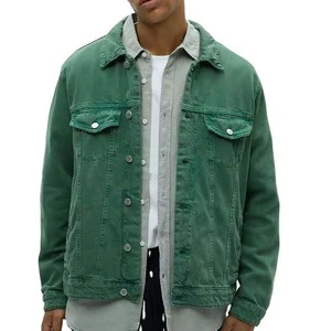 Wholesale Waterproof Oversized Comfortable Men's Denim Jeans Jackets Button Pockets Customized OEM ODM for Autumn Breathable