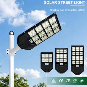 Good Price 200W 300W 400W ABS Security Solar Street Lamp Street Light for Garden Street Deck