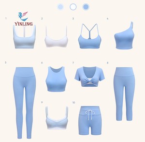 Newest Custom Logo Women Adjustable Straps Seamless Yoga Fitness Sets Buttery Soft Stretchy Stylish Yoga Wear Designer Sportwear