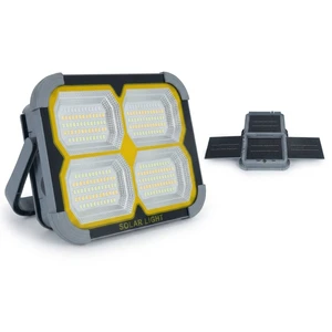 Solar-Powered IP65 Rated Multi-Functional Emergency Camping Light LED Flood Light 6000mAh Battery Portable Power Outage Lighting