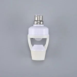 AC 110V/220V 360 Degrees PIR Induction Motion Sensor IR Infrared Human B22 Plug Socket Switch Base Led Bulb Light Lamp Holder