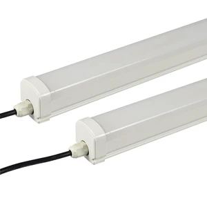 Full Plastic PC Material LED Waterproof Tri-proof Light for Industrial Use for Basement Aisle Garage Warehouse Cold Storage Farm