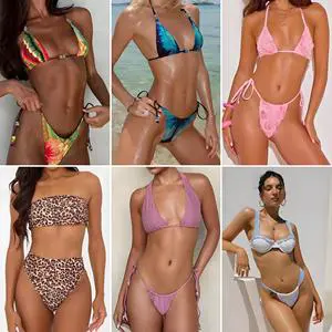 Cheap Wholesale Women's Sexy Swimsuits Beach Bikini Sets Clearance Random Shipment