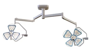 Ceiling Mounted LED Flower Shape Shadowless Lamp For Dental Veterinary Gynecology Surgical Lamp With Adjustable Arm