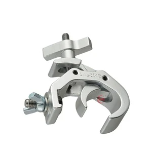 China Manufacturer Aluminum 6061 Lamp Clamp DJ Stage Accessories Semi Circle Roof Joist Truss Parts Metric/Inch