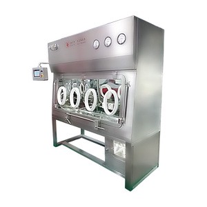 High-Efficiency CE ISO Negative Pressure Isolator with H14 HEPA Filter SIEMENS Touch Screen Customized OEB4/OEB5 New