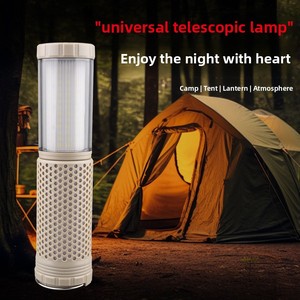 Outdoor Lightweight Adjustable Telescopic Magnetic Camping Lamp USB Rechargeable Portable Waterproof Hanging LED Tent Light