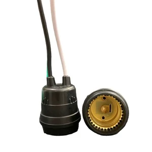 Waterproof Plastic Lamp Holder Socket E27 Bulb