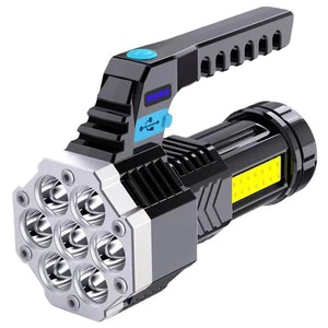 Large Flashlight Handheld Spotlight Lightweight and Super Bright