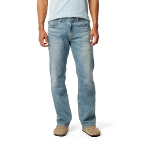 New Arrival Fashionable Regular Fit Casual Men's Mid Waist Woven Straight Denim Jeans High Quality Medium Wash Plus Size BD