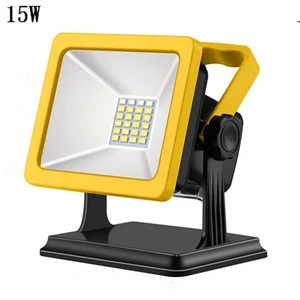 Work Light Rechargeable Led Waterproof Battery Powered Usb Charging Camping Emergency Security Lamp 15W for Garden