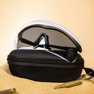 Eye protection PC Material UV400 Protective Safety Glasses for Industrial Production Shooting