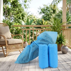 Wholesale Non-Woven Shoe Covers Anti-Dust Safety Product with Non-Skid Feature Shoe Cover for Hospital Disposable
