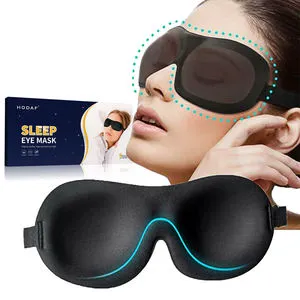 Wholesale Fashion 3D Sleeping Eye Mask Breathable Lightweight Eye Shade For Traveling Business Trip Night Rest 100% Blackout