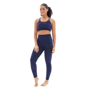 Professional Women Yoga Set Custom Design Print Breathable Eco-Friendly Front Logo New Arrival