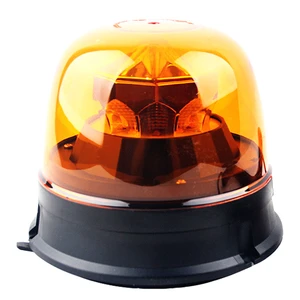 30W LED Emergency Beacon Flashing Amber Revolving Warning Light 12V 24V With Screw