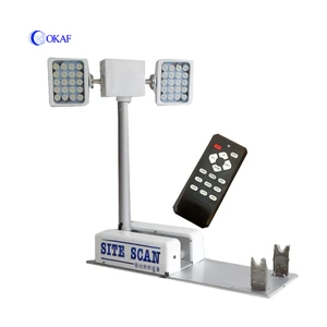 Emergency mobile flood light tower Vehicle Roof Mounted LED Pneumatic telescopic mast lighting tower
