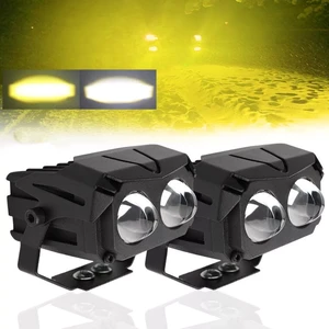Wholesale 2.6 Inch U10 35w Dual Color 3570 Chip Led Grille Light Spotlight 4D Lens Led Work Light for Vehicle Retrofit