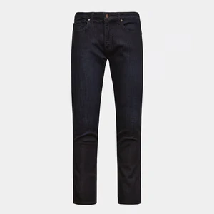 Light Wash Breathable Plus Size Mid Waist Button Fly Comfort Straight Fit Men's Denim Jeans