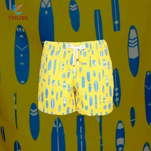 Casual Beach Shorts Hawaiian Print Loose Quick Dry Boardshorts Swimming Trunks