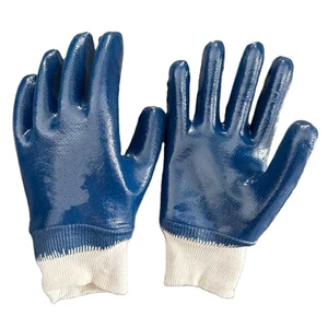 HPPE Waterproof Full Nitrile Coated Industrial Luva Duty Glove Nitrile Guantes Anti Oil Chemical Resistant Working Safety Gans