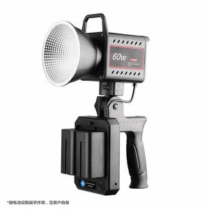 Led Video Light Battery Power Portable Bi-color for Camera Studio Photography 60w Led Video Light Cob Outdoor Shooting Light