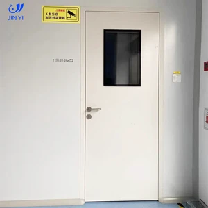 GMP Clean Room 304 Stainless Steel Automatic Sliding Doors For Laboratory Hospital Doors Clean Door