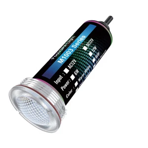 1.5 Inch Nicheless LED Poollight AC12V 12W RGBW Multicolor Spa Light IP68 Waterproof 100 Ft Cable Pool Lights