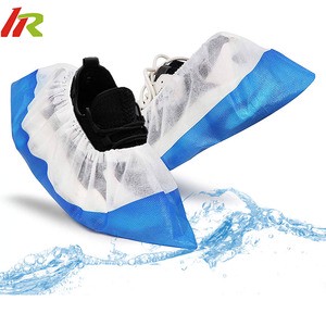 Half-Coated Semi-Laminated Disposable Shoe Covers Waterproof Dustproof Non-Slip Protective Foot Covers For Protective Equipment