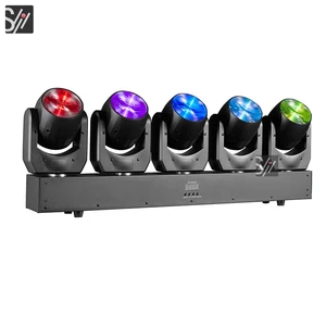 Professional Lighting Beam Moving Head 450W Led 5Pcs 60W RGBW 4IN1 Bar Disco Lights Single Point Control Scrolling Effect Light