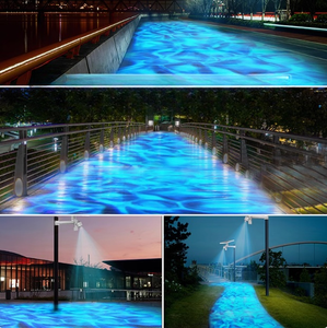 Dynamic Water Ripple Projection Light | Waterproof Outdoor Ground Lamp For Weddings, Garden Parties & Landscape Decor