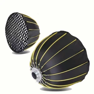 Professional Deep Parabolic Quick Loading Metal Bowens Mount 70/90/120cm Soft Light Box With Grid Cover for Photography