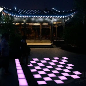 High Duty Plastic Epoxy Rectangular Led Brick Light 20x10 Fireproof Solar Landscape Night Glowing Led Floor Tile Bricks Custom