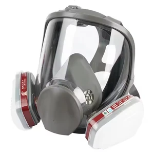 Factory Direct Sale Anti-dust Comfortable and Reusable Full Face Gas Mask Face Shield for Chemical Using