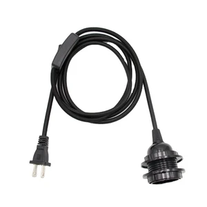 CE Certified E27 Lamp Holder Compact Edison Bulb Socket for Table Lamps, Coffee Maker Night Light, Kitchen Countertop