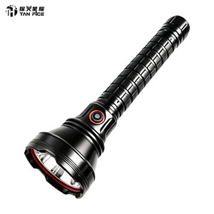 Outdoor Strong Light Fixed Focus Flashlight 98KMAX.High Lumens Aluminum Alloy Long Range Beam Distance Portable Large Torchers