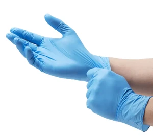 Disposable Blue Gloves Protective Safety Gloves Nitrile Gloves