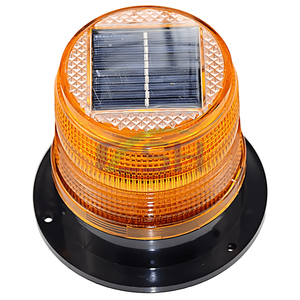 Highly Visible Solar Powered LED Warning Light Magnetic Traffic Barricade For Roadway Safety White Reflective Traffic Warning