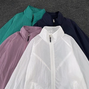 Wholesale Summer Anti-UV Jacket Turtleneck Stand Collar Light Breathable Outdoor Sun Protection Clothing