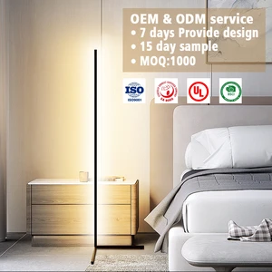 Custom Floor Lamps Smart Corner Floor Standing Standard Lamp Lighting Modern Home Decor Stand Floor Light LED RGB Floor Lamps